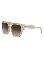 DiorSignature S10F 55MM Butterfly Sunglasses