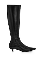 The Slim 50MM Leather Knee-High Boots