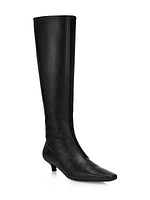 The Slim 50MM Leather Knee-High Boots