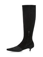 The Slim 50MM Leather Knee-High Boots