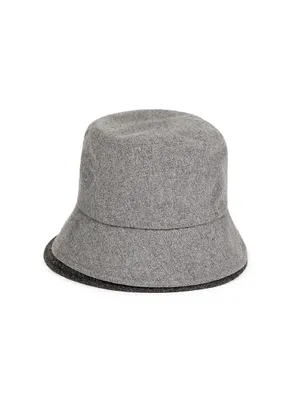 Suzuki Double-Brimmed Wool-Blend Hat