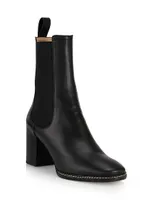 Taryn 70MM Leather Chelsea Booties