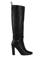 Annette 95MM Leather Knee-High Boots