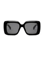 Bold 54MM Square Sunglasses