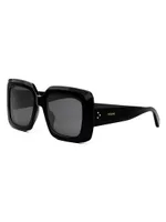 Bold 54MM Square Sunglasses