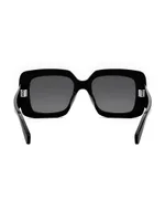 Bold 54MM Square Sunglasses