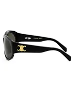 Triomphe 62MM Oval Sunglasses