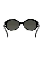 Triomphe 62MM Oval Sunglasses