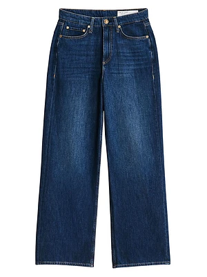 Logan Mid-Rise Wide-Leg Jeans