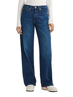 Logan Mid-Rise Wide-Leg Jeans