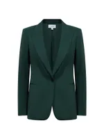 Jade Wool-Blend Tuxedo Jacket