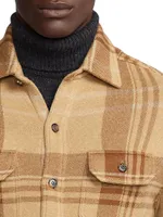 Jacquard Plaid Overshirt