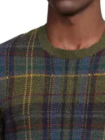 Plaid Cashmere Sweater