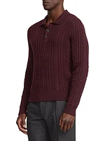 Cashmere Polo Sweater