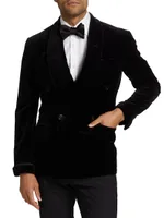 Kent Velvet Double Tuxedo Jacket