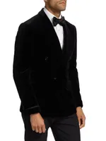 Kent Velvet Double Tuxedo Jacket