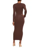 Fits Everybody Crewneck Long-Sleeve Dress