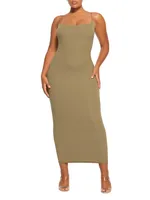 Fits Everybody Long Slip Dress