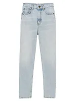 80s Cropped Jeans Caribbean Denim