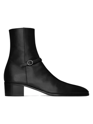 Vlad Zipped Boots Smooth Leather