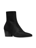 Vassili Zipped Boots Shimmering Suede