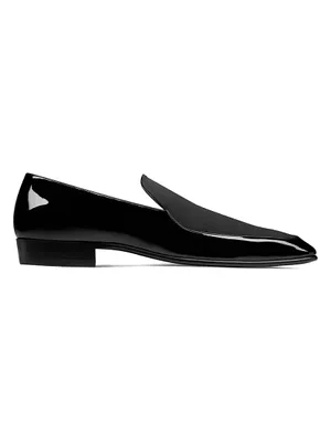 Gabriel Loafers Patent Leather And Silk Satin