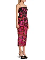 Kait Embroidered Floral Dress