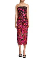 Kait Embroidered Floral Dress