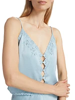 Elise Silk Crop Camisole