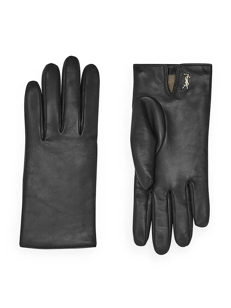 Cassandre Short Gloves Lambskin And Cashmere