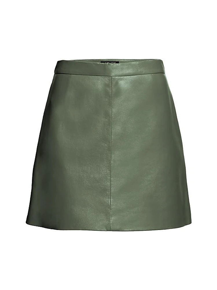 Dallas Recycled Leather Skirt