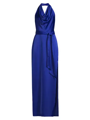 Satin Column Gown