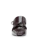 50MM Leather Bow Mules