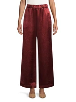 Satin Pull-On Pants