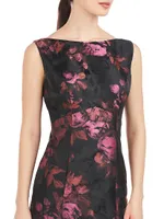 Astaire Rosemoor Jacquard Cocktail Dress