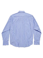 Crinkled Striped Shirt