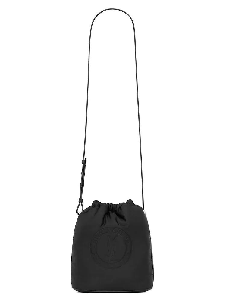 Rive Gauche Laced Bucket Bag In Econyl