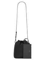 Rive Gauche Laced Bucket Bag In Econyl