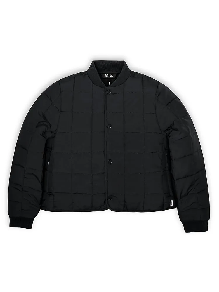 Drenched Quilted Ripstop Crop Bomber Jacket