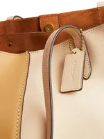 North Colorblocked Leather Tote