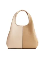 Lana 23 Colorblocked Leather Shoulder Bag