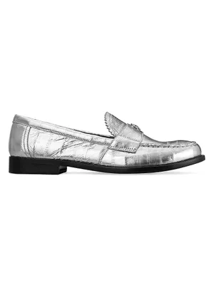 Classic Metallic Loafers