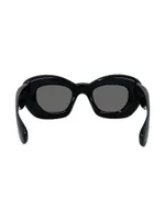 Inflated 47MM Cat-Eye Sunglasses