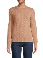 Cashmere Cable-Knit Sweater