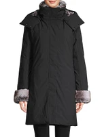 Samantha Hooded Long Coat