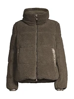 Jennie Sherpa Puffer Jacket