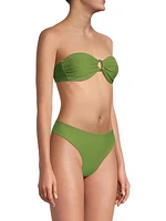 Carper Bandeau Bikini Top