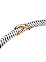 X Station Bracelet with 18K Rose Gold