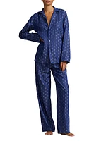 Jacquard Polo Player Pajama Set