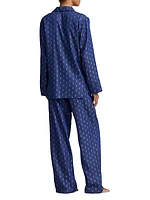 Jacquard Polo Player Pajama Set